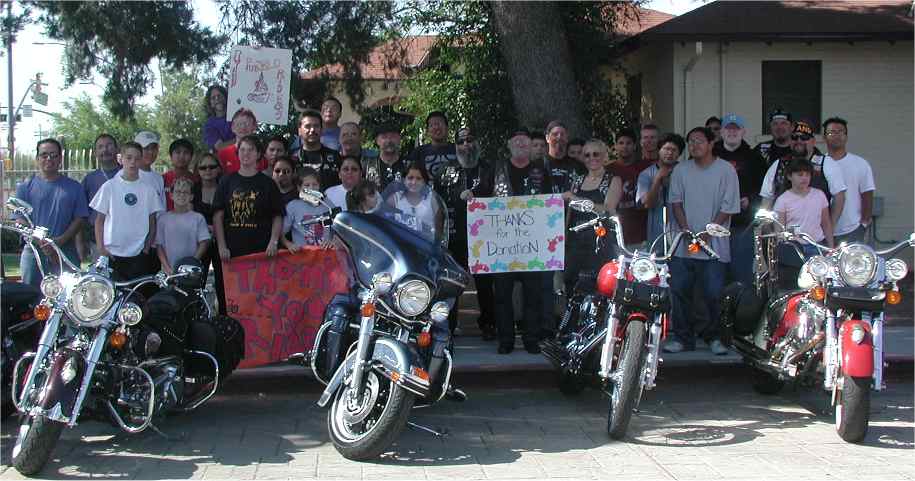 OP Riders with the ASDB kids